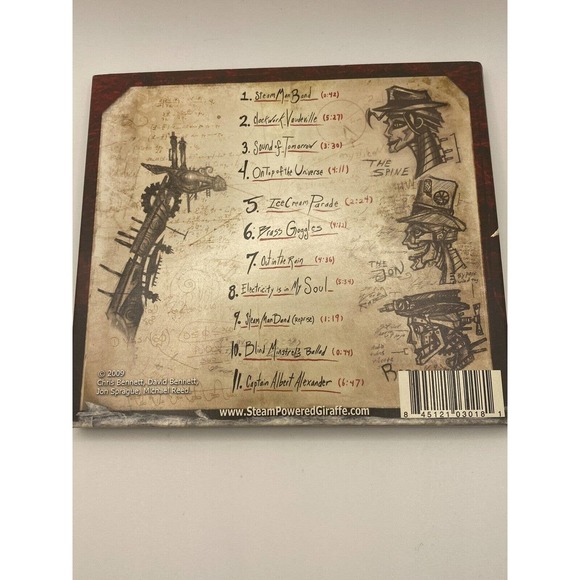 Steam Powered Giraffe Steampunk Mime Robot Band CD Album One - Picture 2 of 5